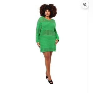 Edited By Remi Bader Crochet Dress Size 2X PTP 25